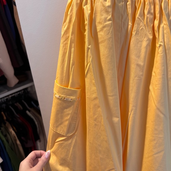 NWT House of CB Vivien Apricot Cotton Midi Sundress - Picture 10 of 10